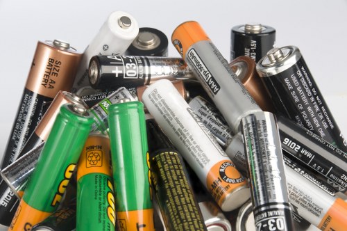 Inspector conducting site assessment at a waste facility